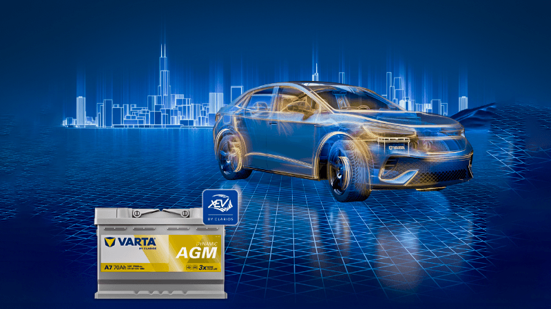 DIN 80 AGM battery for Mercedes-Benz