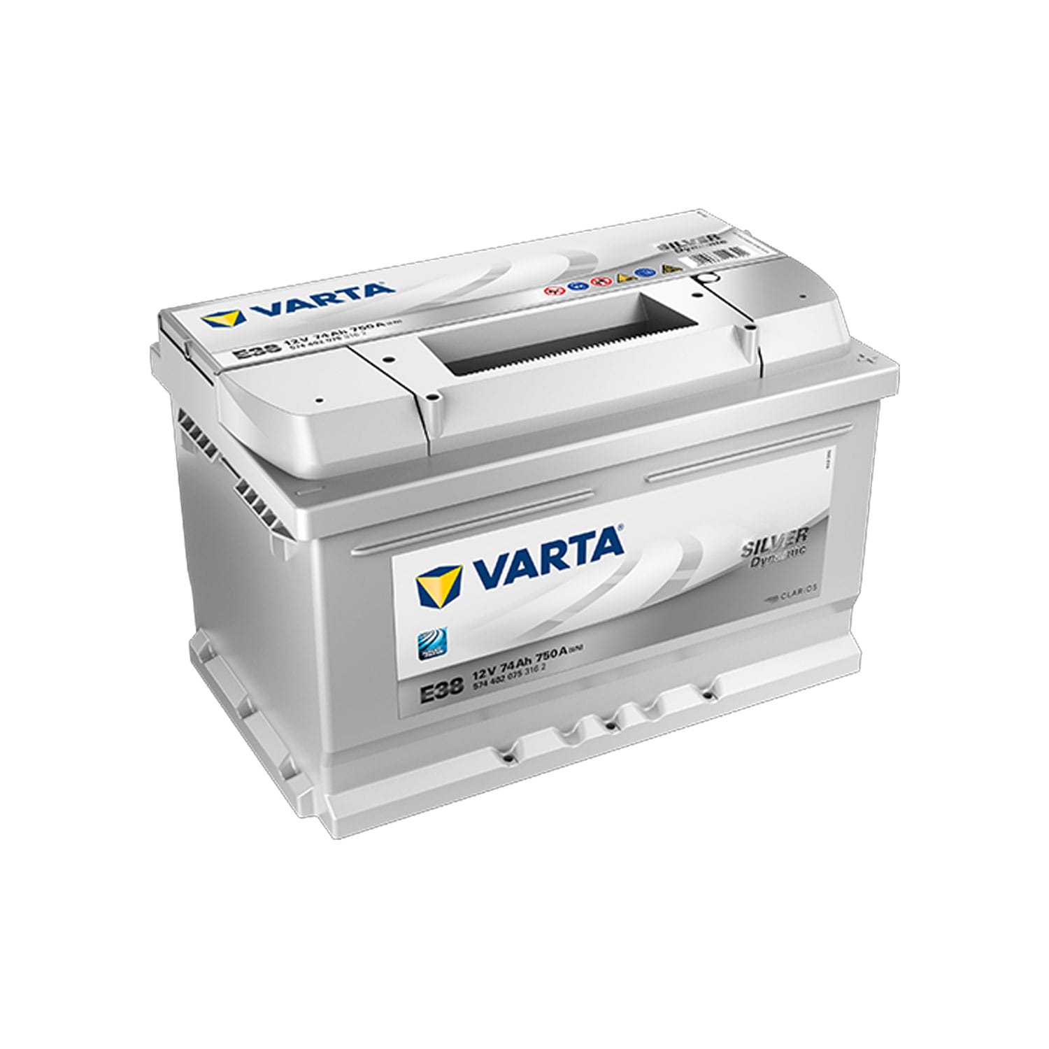 Varta Silver Dynamic DIN 74 E38 